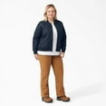 thumbnail image 4 of Dickies Women's Plus Quilted Bomber Jacket, Dark Navy, 1PS, 4 of 5