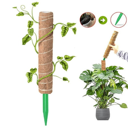 

Visland Moss Coir Plant Support Stakes Climbing Plant Support Coconut Moss Rods for Indoor Plants Monstera Adansonii Creeper
