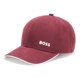 thumbnail image 1 of Gorra de sarga de algodón con logotipo atrevido de Boss, color negro cereza, 1 of 3