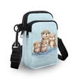 thumbnail image 3 of HELLHERO Women Messenger Bag Capybara Design 2 Zippers Cross Body Purse for Adults, 3 of 7