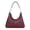 Burgundy, variant on Hobo Bags for Women Ultra Soft Vegan Leather Ladies Crossbody Purse With Zipper, Tan