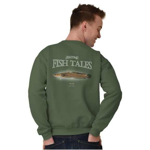 Gill McFinn Burbot Sea Fishing Fish Unisex Plus Fleece Graphic Sweatshirt Brisco Brands 2X