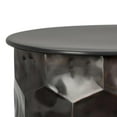 thumbnail image 4 of Whitney Industrial 17 inch Wide Metal Storage Accent Side Table in Antique Silver , Fully Assembled, 4 of 12