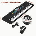 thumbnail image 4 of 61 key keyboard Piano,Portable Electronic Digital Piano Power Plug,Rich Teaching Content,Multi-Functional Electronic Piano Suitable For Beginners, 4 of 6