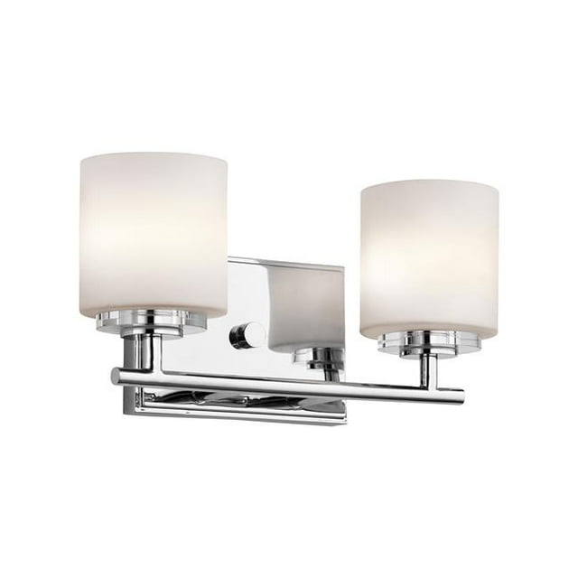 Kichler 45501CH O Hara 2 Light Halogen Bath Light, Chrome