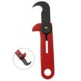 thumbnail image 2 of Unpacking Blade Portable Express Parcel Push Blade Keychain Hook Blade Survival Clip Cutter Tool Box Opener Red Smile Home, 2 of 9