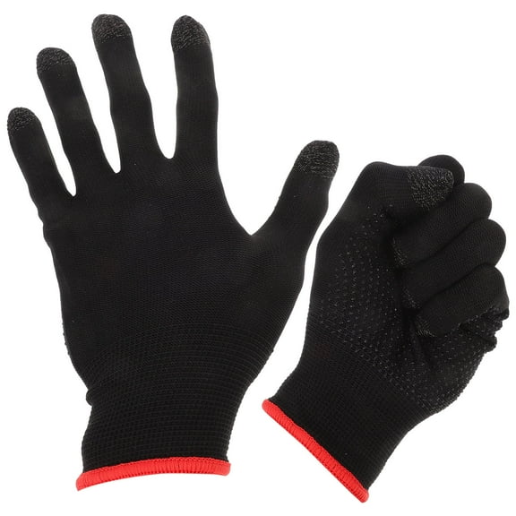 Amosfun Mobile Game Gloves Gaming Gloves Spandex Touch Screen Compatible 1 Pair