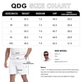 thumbnail image 4 of QDG Men's Relaxed Fit Cargo Shorts with Drawstring Elastic Waist Multi-Pocket for Daily Hiking Work, 4 of 7