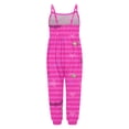 thumbnail image 5 of Weebloom Girls Rompers Halloween Pumpkin Print Sleeveless Jumpsuit With Harem Pants Lovely Overalls,Pink, 5 of 5