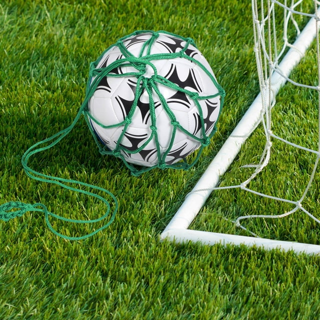 BRIGHTFUFU 4Pcs Basketball Net Bag with Portable Drawstring Net for Sports Ball Storage and Easy Transport