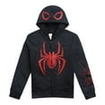thumbnail image 2 of Marvel Spider-Man Miles Morales Fleece Matching Family Zip Up Cosplay Hoodie Adult, 2 of 4