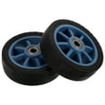 thumbnail image 5 of 2 Pcs Tire 7 Inch Wheelchair Front Wheel Accessories PVC Wheels Travel 13x13cm, 5 of 8