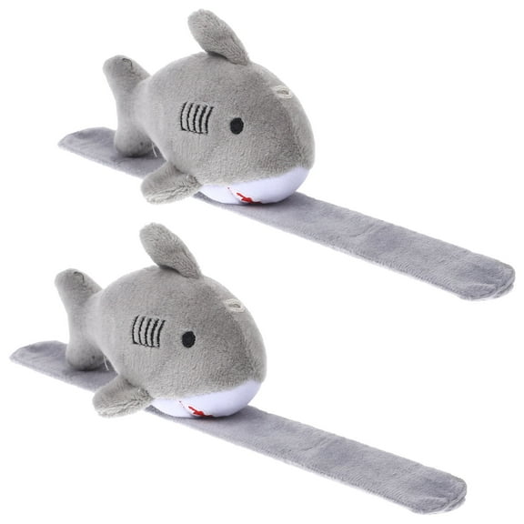GAXIRE Plush Snap Bracelet Slap Band Toy for Kids Boys and Girls, Reusable 2 Pieces, 11.8x4.7x3.1 inches