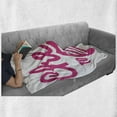 thumbnail image 6 of 70th Birthday Soft Flannel Fleece Blanket, Cheers to 70 Years Old Hand Written Calligraphy Birthday Party Image, Cozy Plush for Indoor and Outdoor Use, 60" x 80", Hot Pink and Black, by Ambesonne, 6 of 6