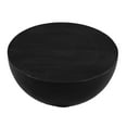 thumbnail image 5 of Saltoro Sherpi Modern Round Wood Coffee Table, Black, 5 of 7