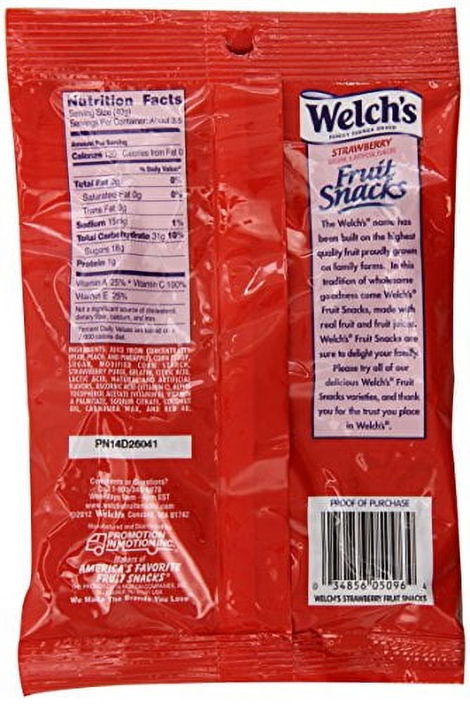Welch's Strawberry Fruit Snacks, 5 Oz.