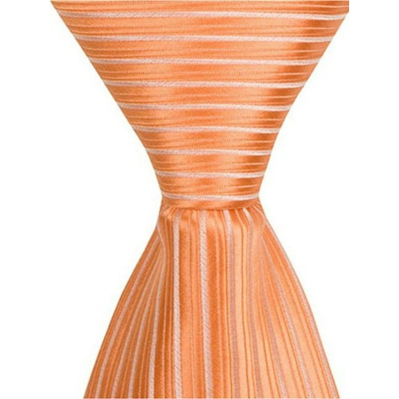 Matching Tie Guy 4089 O5 - 11 in. Zipper Necktie - Orange, 24 Month to 4T
