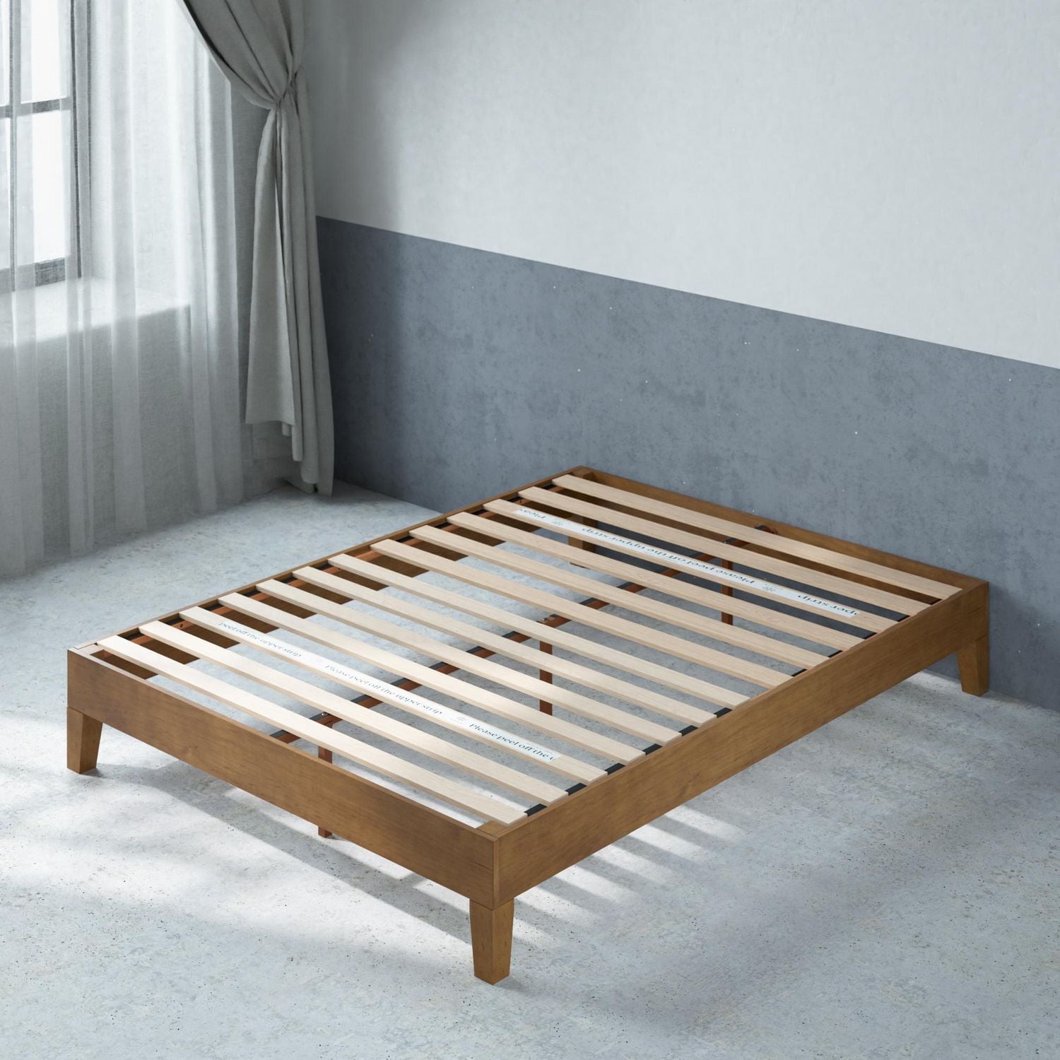 Zinus Alexis 12 inch Deluxe Wood Platform Bed Frame