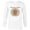 White, variant on Lucasfilm Indiana Jones Golden Skull Logo - Long Sleeve T-Shirt for Men - Customized-White