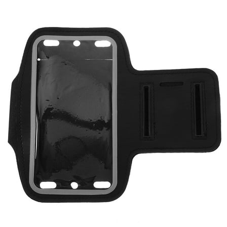 FUEENIRVA Running Phone Holder Unisex 6 Armband Black Neoprene 1Pack