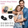 thumbnail image 3 of Pocket Hug Tokens Heart Round Hugs Loved Ones Little Keepsake Double Sided Gift I4W6, 3 of 5