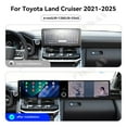 thumbnail image 5 of ZWNAV Dual 12.3 inch for Toyota Land Cruiser 2021-2025 GPS Navigation Android 13 Car Radio CarPlay Multimedia Player Head Stereo Unit HD Screen, 5 of 15