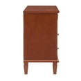 thumbnail image 4 of S-HOME Mid-century Modern Nightstand 2 Drawers Solid Wood Legs USB Ports & Outlets Bedside End Table - Elegant Storage Solution, 4 of 12