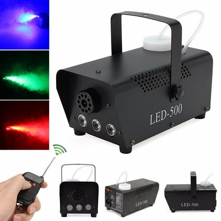 Fog Smoke Machine- 400W RGB LED Wireless Smoke Machine with Remote Control Live Concert DJ Disco Light Club Stage (Just