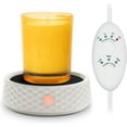 thumbnail image 1 of czcpp-Electric Large Candle Warmer Plate - Ceramic Candle Wax Warmers Timer Adjust Fragrance Intensity Auto Shut Off for Home Office, Aromatherapy Fragrance and Heating Beverage, Milk, Tea, Hot Choco, 1 of 4