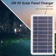 thumbnail image 3 of 2X 5V High Power USB Solar Panel Outdoor Waterproof Hike Camping Portable Cells Battery Solar Charger for Mobile Phone, 3 of 6