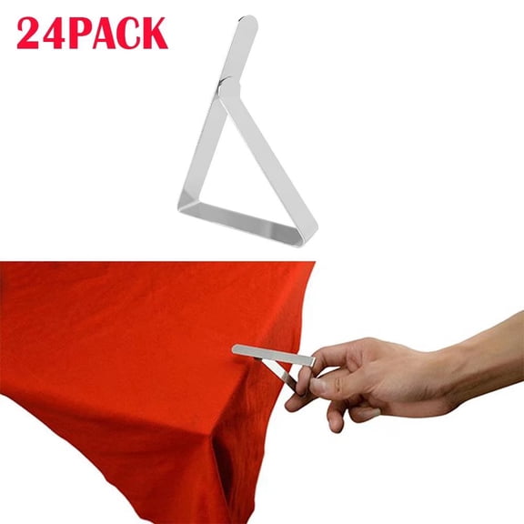 Tablecloth Clip 24 Pieces Of Tablecloth Non-Slip Fixed Clip Household Daily Necessities