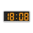 thumbnail image 1 of Reloj despertador digital con control de voz, temperatura, repetición, modo nocturno, reloj de mesa de escritorio, función antimolestia de 12/24 horas, relojes LED, 1 of 6