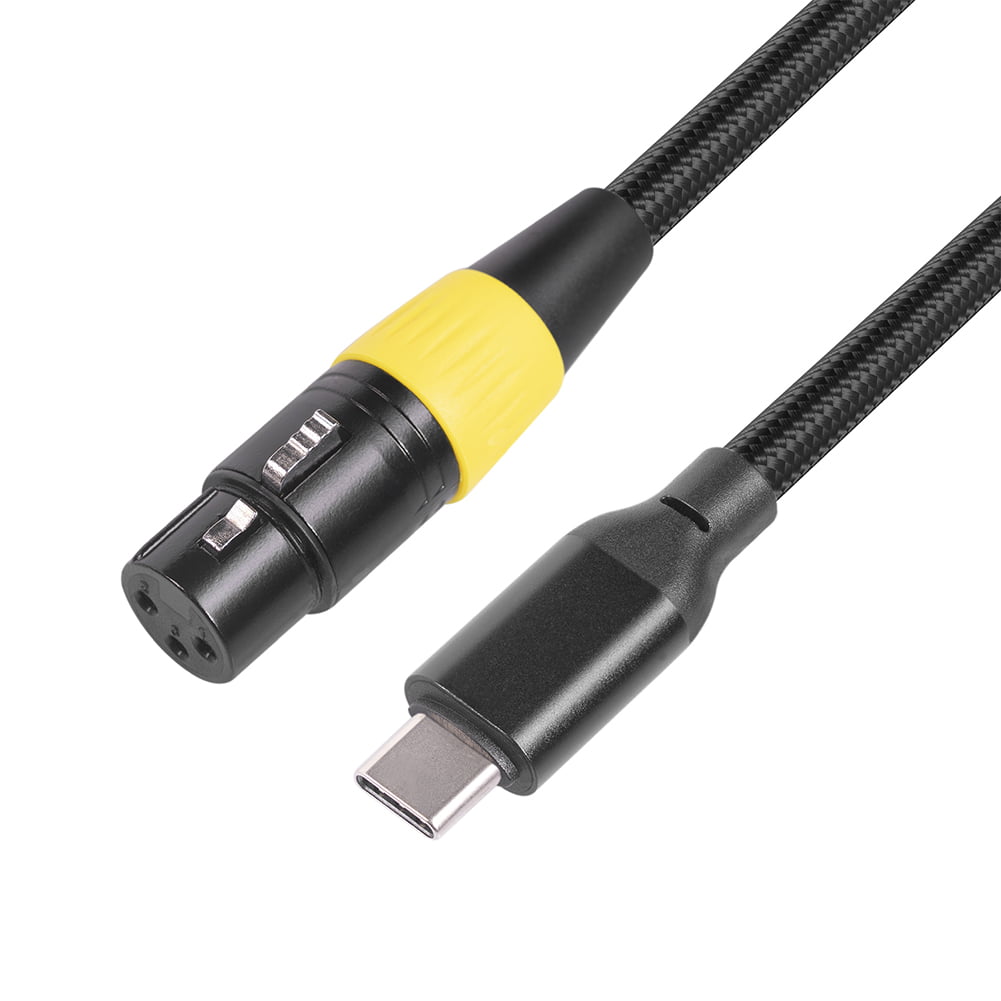 USB vers XLR Microphone Câble USB Mâle vers XLR Femelle Microphone Câble  Convertisseur Adaptateur Audio Studio Convertisseur A/D Intégré avec Signal