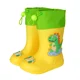 thumbnail image 5 of Botas de lluvia de goma impermeables para niños, zapatos de lluvia antideslizantes con bonito diseño de dibujos animados para niños y niñas, guardería, Rainboo para niños, 5 of 5