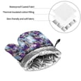 thumbnail image 6 of Cauagu Purple Marble Texture Print Oven Mitts and Pot Holders 4 pcs Set,Extra Thicken Long Kitchen Oven Glove Potholders BBQ Gloves-Oven Mitts and Pot Holders(11 Inch), 6 of 6