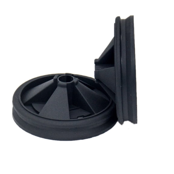 Black Rubber Disposal Splash Guard Durable for Reducing Noise and Odor