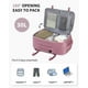 thumbnail image 5 of Mochila de viaje ECOHUB para mujer de 30 litros con carga USB, color rosa, 5 of 8