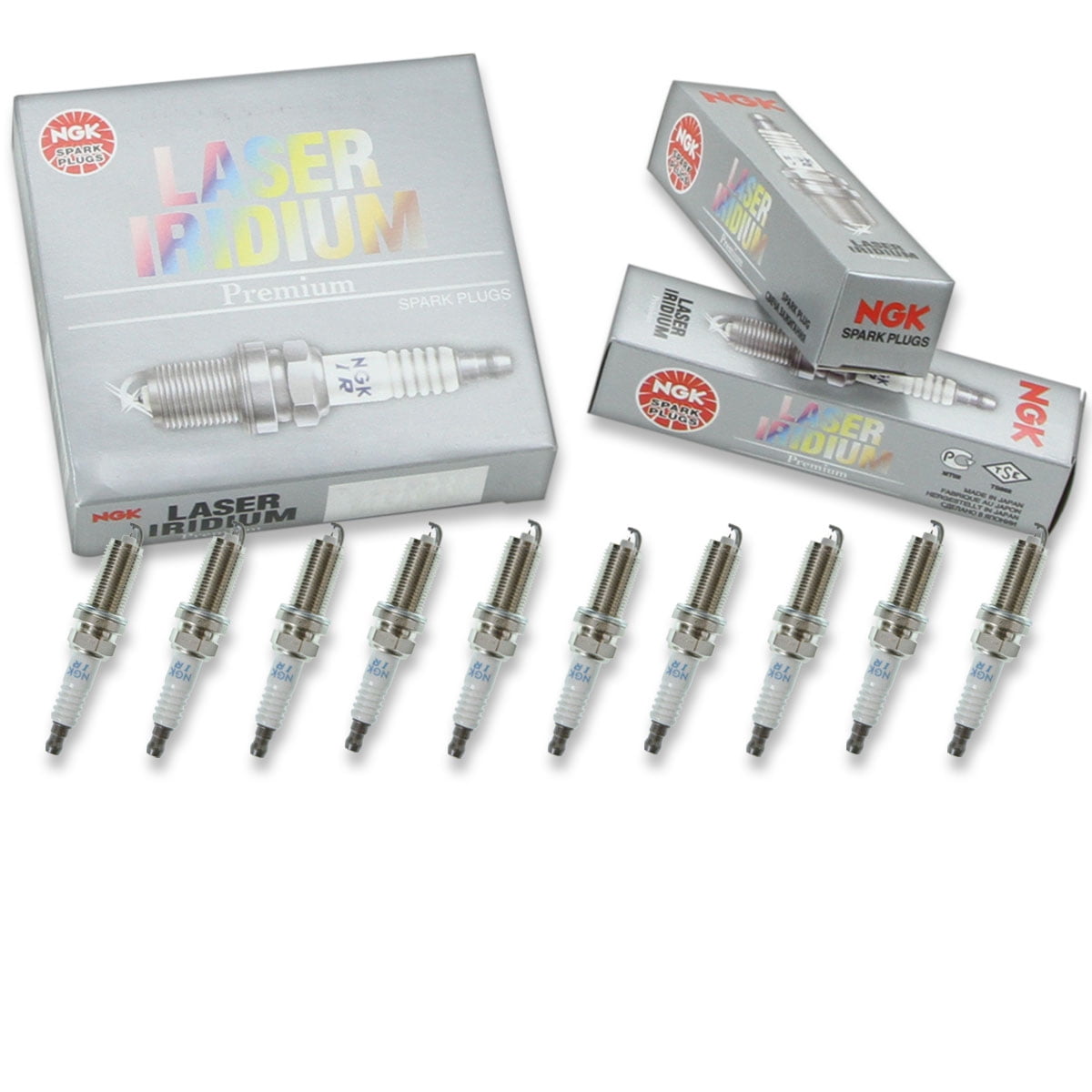 10 pc NGK 98376 Laser Iridium Spark Plugs for 22401 ZJ57B 22401
