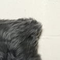thumbnail image 2 of Zealand Sheepskin Pillow Gray 18x18 Natural 100% Sheepskin 1-Piece, 2 of 4