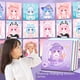 thumbnail image 3 of Pegatinas para vestir a niñas, juguetes para niños, hermosas pegatinas para cambiar de maquillaje de princesa, pegatinas de moda para hacer tú mismo con dibujos animados, 3 of 5
