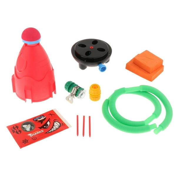 Juguete de agua para exteriores Sunnimix Juguetes de Ducha para baño cohete rojo