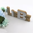 thumbnail image 5 of kjfeif Wooden Love Sign Rustic Wall Decor Freestanding Word Arts for Home Bedroom Living Room Decor Tabletop Decoration– Anniversary or Valentine’s Gift, 5 of 6