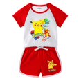 thumbnail image 3 of Conjunto de ropa para niños, camiseta de Pikachu para niño y niña, pantalones cortos, conjuntos de 2 uds., conjuntos de algodón para niñas pequeñas, ropa deportiva de la Patrulla Canina para niños, 3 of 5