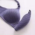 thumbnail image 3 of BLVB Bras for Women No Underwire Soft Support Bras Wireless V Neck Lift Bra Comfort Lounge Everyday Bras Purple, 3 of 5