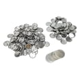 thumbnail image 4 of Juego de 100 piezas de insignias de botón en blanco, forma redonda, prevención de óxido, kit de insignias de botón de fácil impresión para máquina de fabricación de botones, 32 mm/1,3 pulgadas, 4 of 15
