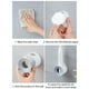 thumbnail image 4 of Soporte para cepillos de dientes para lavabo, estante adhesivo, plástico impermeable, diseño minimalista, para baño, organizador de pared, ideal para viajes, solución de almacenamiento, 4 of 6