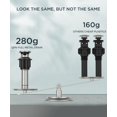 thumbnail image 6 of Black Bathroom Sink Faucet 3 Hole, 8 Inch Widespread Waterfall Square Bathroom Faucets with Metal Pop-up Drain and Cupc Hose Two Handle for Vanity, Lavatory Sink, 6 of 7