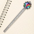 thumbnail image 3 of Tie-dye Vintage Silver Lace-Edged Bookmark: a Gift for Readers and Book Lovers, 3 of 5
