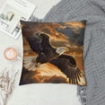 thumbnail image 2 of Orinice Bald Eagle Clouds Sunset Graphic Decorative Throw Pillow Cover 1PC 20x20in, 2 of 5