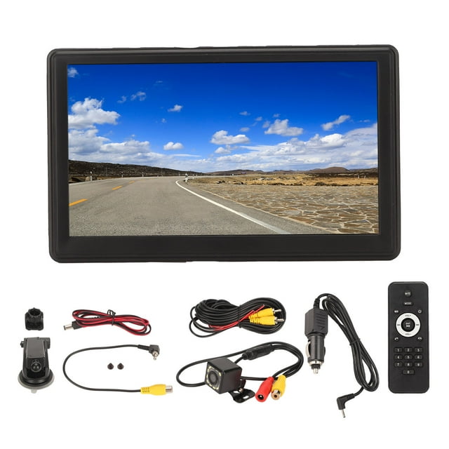 Reproductor MP5 para coche, pantalla táctil de 7 pulgadas, Bluetooth, estéreo para coche con cámara de respaldo de 12 LED para Android